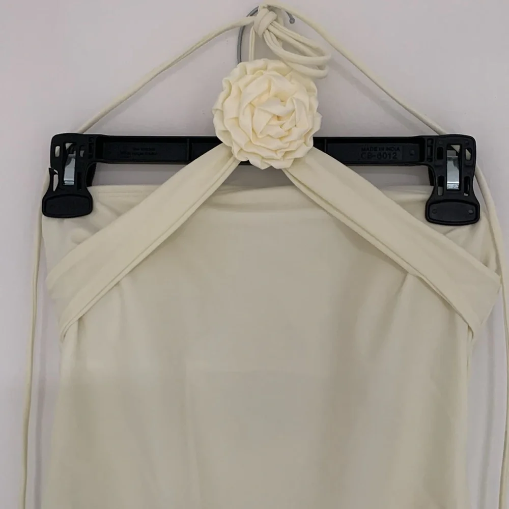 New, Strapless one piece swimsuit with versatile belt/neck tie. Unbranded, lined - Picture 2 of 6